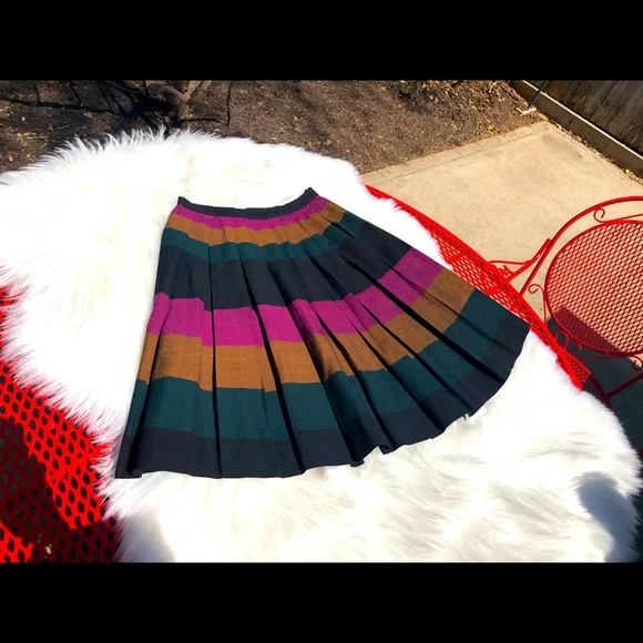 Perfect Autumn Vintage pleated skirt - Picture 2 of 12